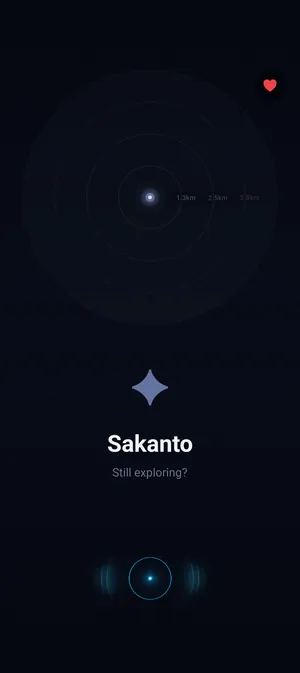 Sakanto radar discovery view